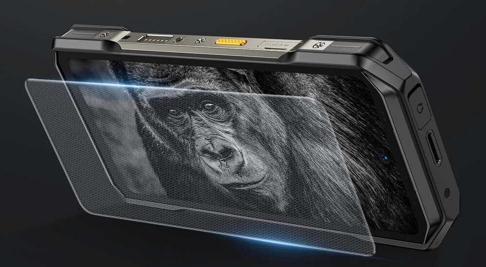 Ulefone Armor 27 ekran Gorilla Glass Victus odporny na upadki i zarysowania