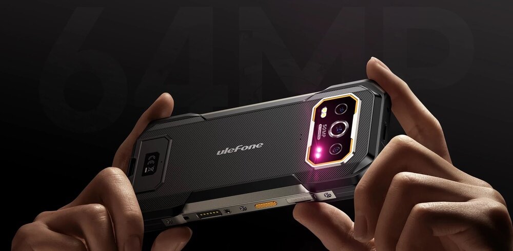 Ulefone Armor 27 aparat 50MP szerokokątny 64 MP noktowizyjny zdjęcia nocne i dzienne OMNIVISION OV64B