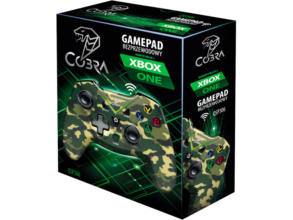 Kontroler COBRA QSP306 Zielony Moro zawartosc opakowania