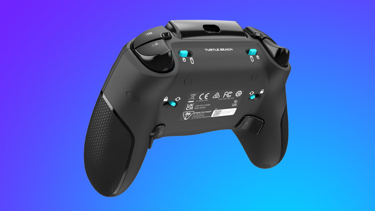 Turtle Beach Stealth Pivot programowalnych przycisków akcji aplikacji Control Center 2 zmienisz funkcję i ustawienia dopasujesz precyzję zmodyfikujesz oświetlenie i parametry dźwięku Pro-Aim