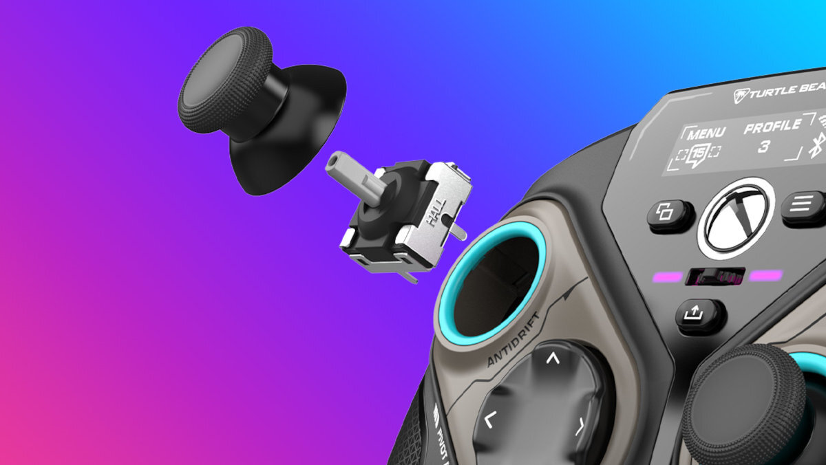 Turtle Beach Stealth Pivot gałkom AntiDrift czujnikami hallotronowymi ograniczniki spustów grach FPS