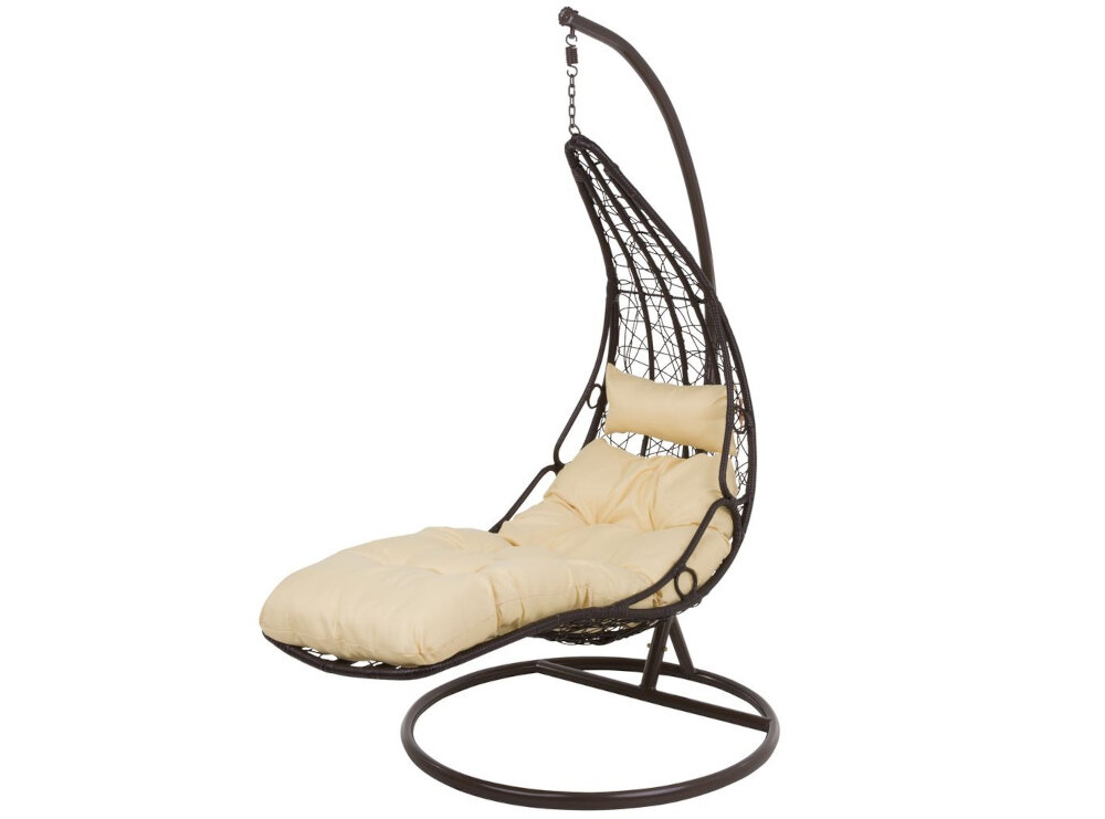 Fotel podwieszany PATIO 47157 Titus Brązowy wymiary wykonanie estetyka