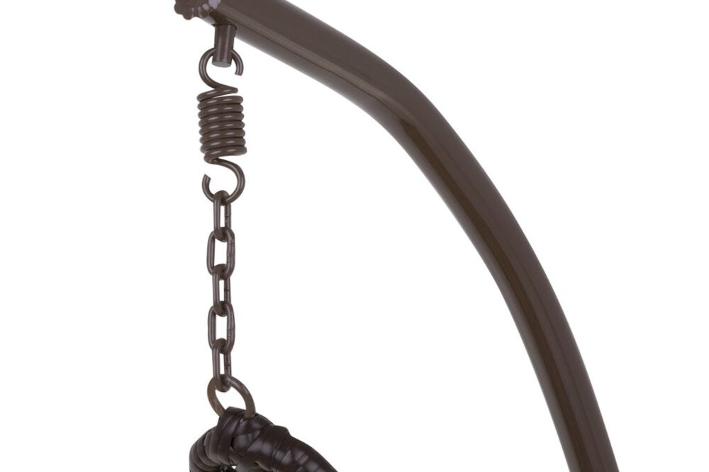 Fotel podwieszany PATIO 47157 Titus Brązowy Regulacja kosza sprężyny dostosowanie