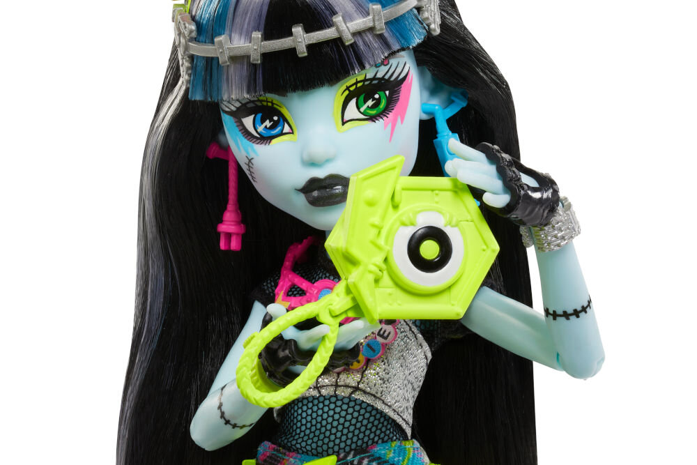 Lalka MONSTER HIGH Fest Frankie Stein HXH79 strój akcesoria detale