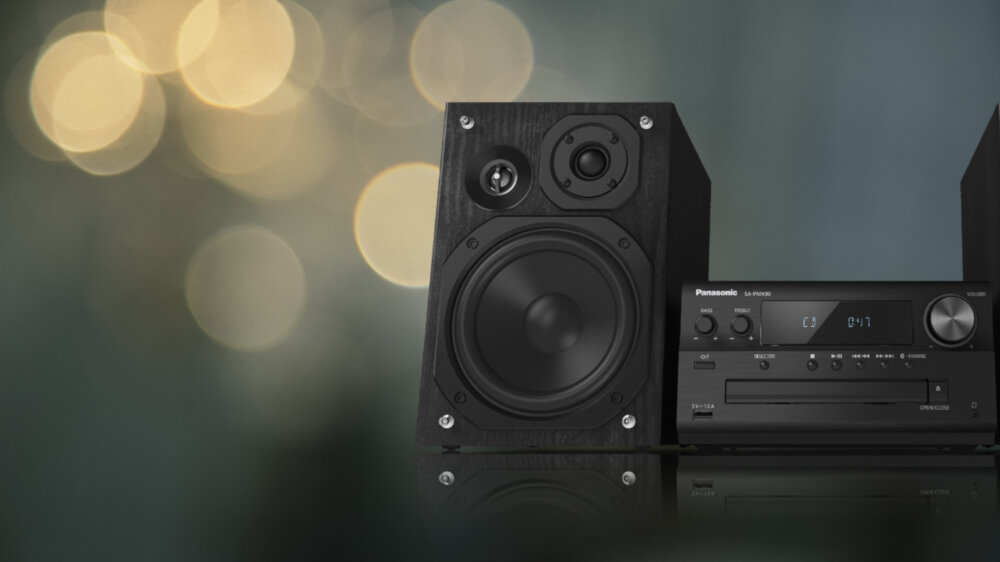 Wieża PANASONIC SC-PMX90EG Srebrny - Brzmienie
