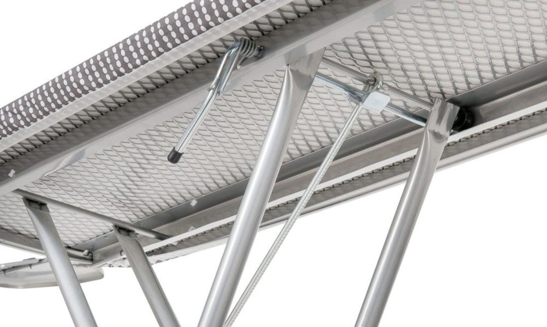 Deska do prasowania VELKEA M10 H016-06PB 110 x 30 cm Stalowy Regulacja wysokości łatwość obsługi dostosowanie potrzeby użytkowanie Mechanizm składania i rozkładania blokada