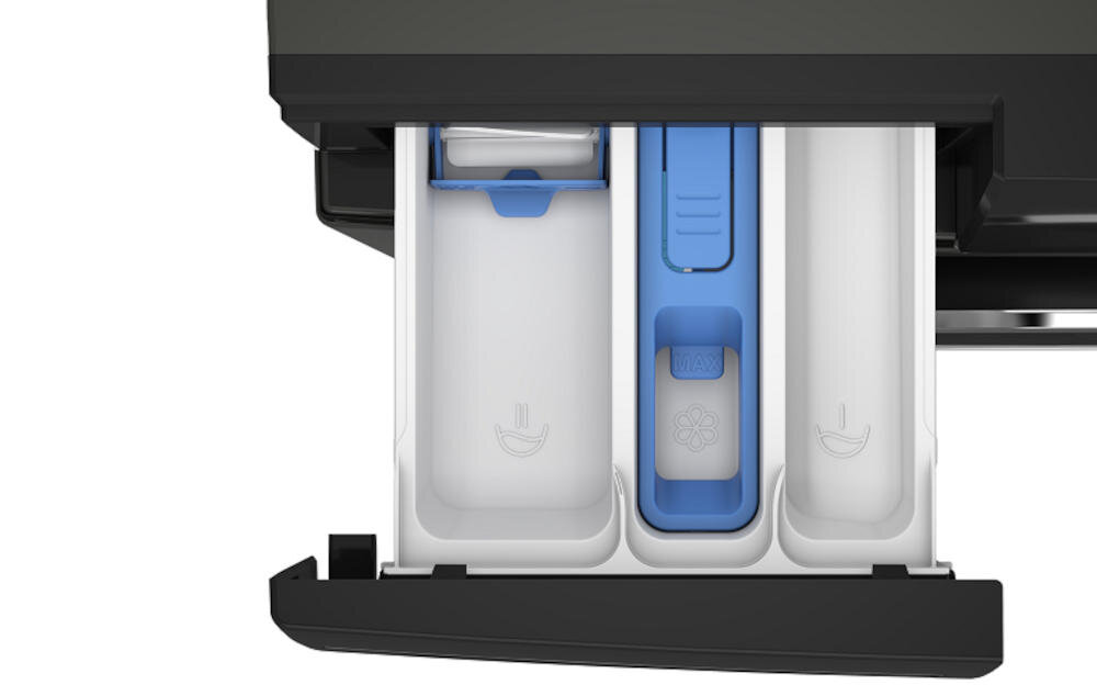 BEKO B5WFT89408MDC wyświetlacz elektroniczny pokrętło komfortowa obsługa sterowanie program temperatura
