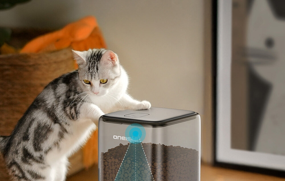 Dozownik karmy automatyczny ONEISALL PF09 Proste sterowanie pokrętłem szybkie ustawienie godzin karmienia i liczby porcji