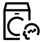 Symbol trybu AI pralki EcoBubble AI Energy Symbol trybu AI pralki EcoBubble AI Energy WW90CGC04DAH marki Samsung