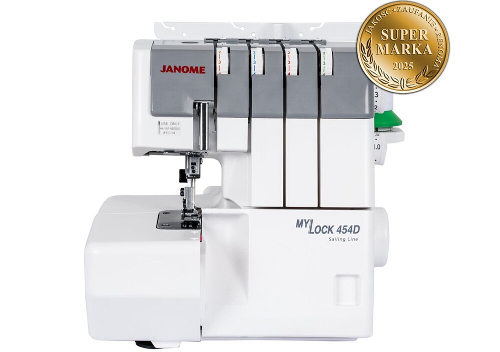 Maszyna do szycia Overlock JANOME 454D kv początek opisu