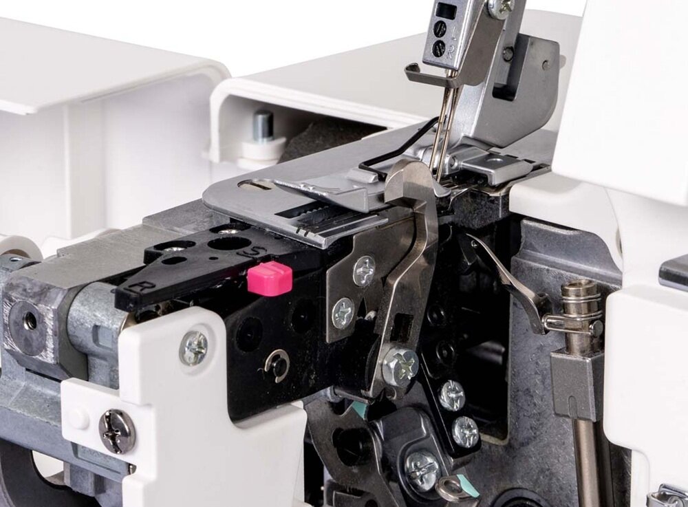 Maszyna do szycia Overlock JANOME 454D regulacja dyferencjału, równe szwy, regulowany docisk stopki