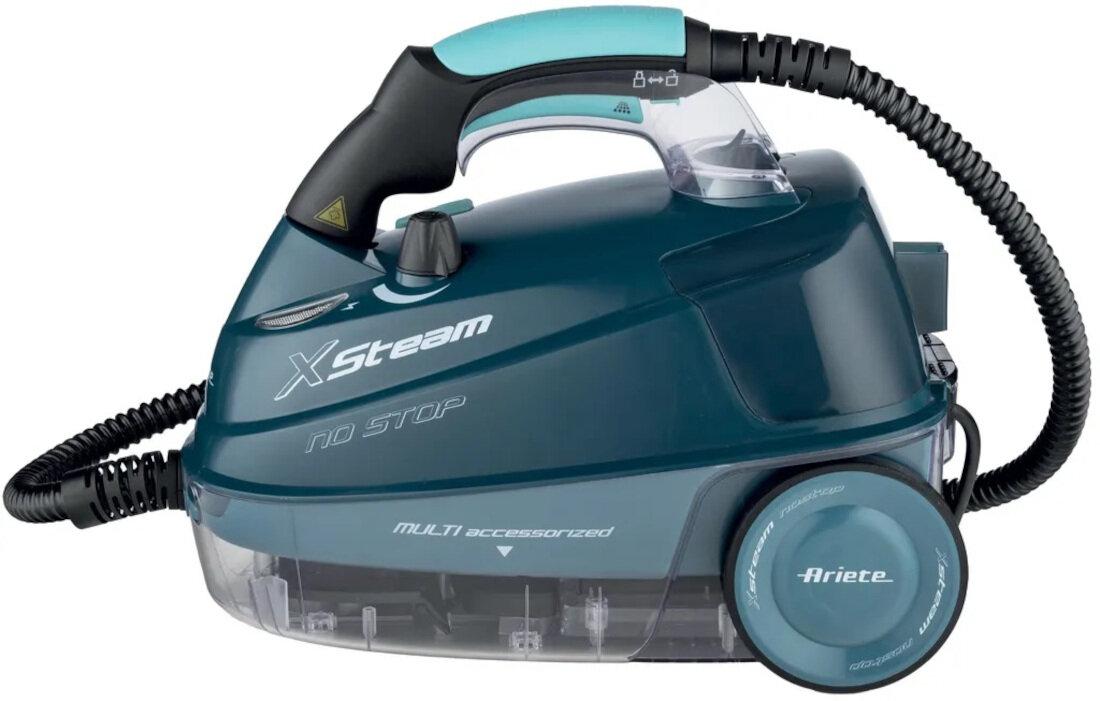 Parownica ARIETE 4147/BL XSteam No Stop zdjęcie lifestyle Higieniczne czyszczenie  99,9% bakterii, pleśni i roztoczy kurzu Gorąca para bez detergentów