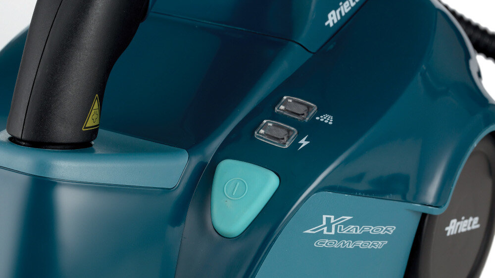 Parownica ARIETE 4145/22 Xvapor Comfort Skuteczna dezynfekcja parowa zarazki bakterie roztocza alergeny bezpieczny dla dzieci, zwierząt i alergików porządki zdrowie środowisko