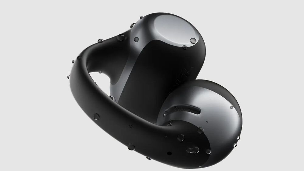 SHOKZ OpenDots One odporność IP54 pot deszcz pył komfort, słuchawka ochlapana wodą