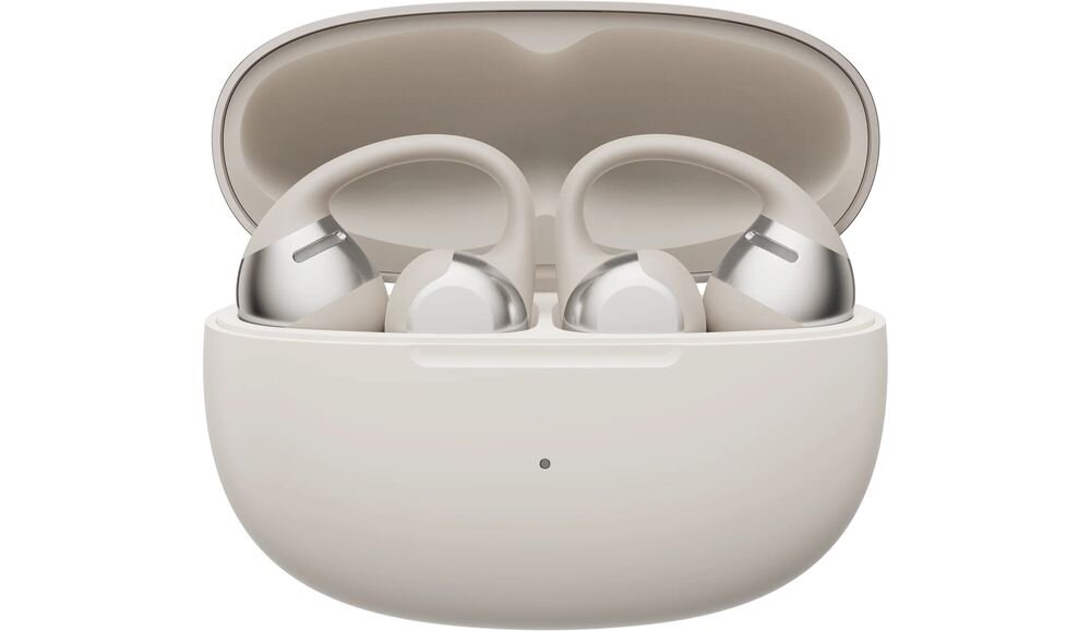 SHOKZ OpenDots One komfort słuchania aktywności miasto sport przewiewne stabilne, osoba z założonymi słuchawkami powietrznymi