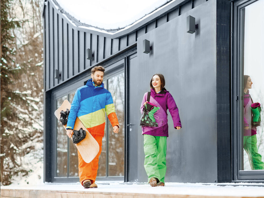 Kinkiet zewnętrzny KANLUX Lart EL-260-GR Biały