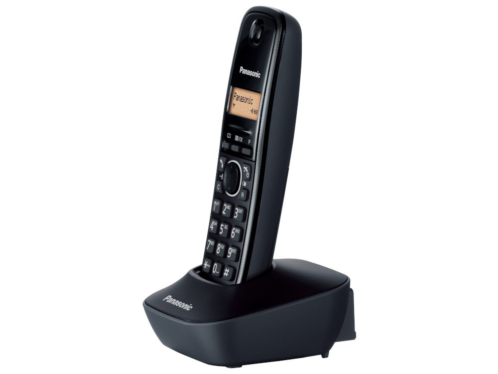 Telefon PANASONIC KX-TG1611 ponowne wybieranie ostatnich 10 numerów różnorodne dzwonki do wyboru połączenia konferencyjne interkom dzielenie połączeń  budzika i zegara AAA Ni-MH montażu na ścianie