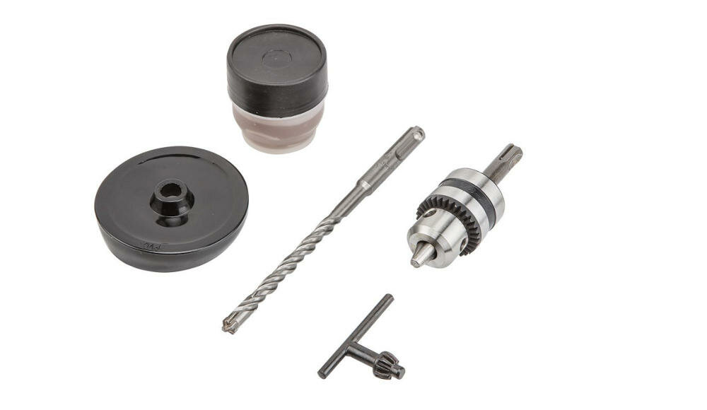 GRAPHITE-58G505 młotowiertarka funkcja click mocowanie wiertło rękojeść antypoślizgowa nakładka uchwyt adapter głębokość rękojeść zasobnik smar