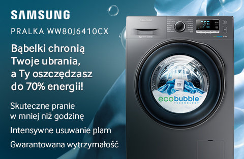 Pralka Samsung WW80J6410CW Eco Bubble