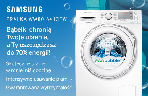 Pralka Samsung WW80J6410CW Eco Bubble
