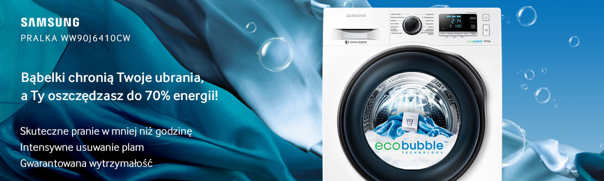 Pralka Samsung WW80J6410CW Eco Bubble 