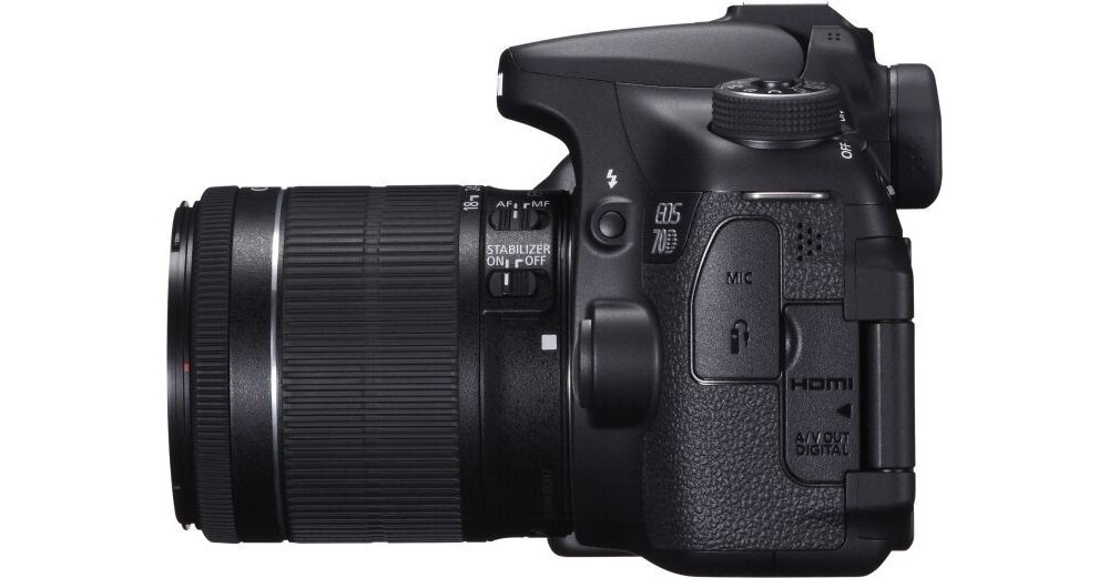 Aparat CANON EOS 70D obiektyw zdjęcia matryca rozdzielczość zoom stabilizacja filmy