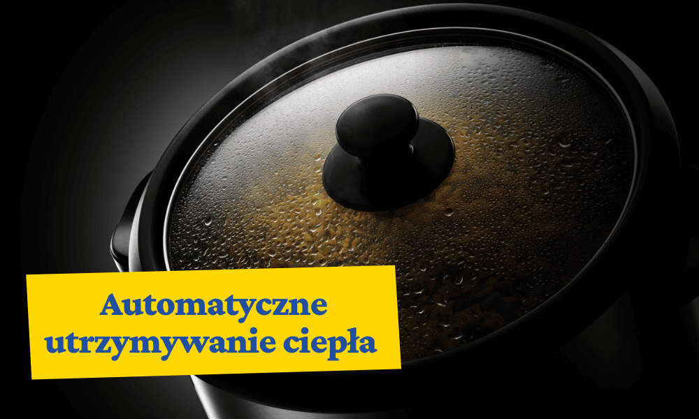 Ryżowar RUSSELL HOBBS 19750-56 Cook@Home Automatyczne utrzymywanie ciepła bez potrzeby ponownego podgrzewania posiłek smak przygotowywanie