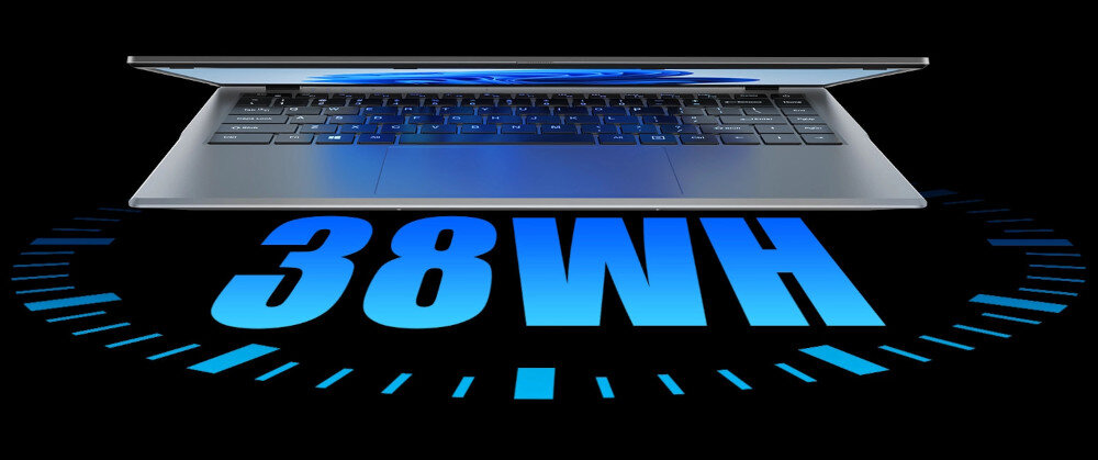 Laptop CHUWI GemiBook Xpro bateria pojemność ładowanie żywotność