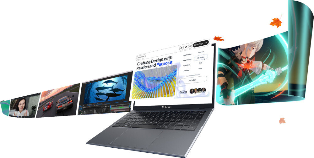 Laptop CHUWI GemiBook Xpro pamięć RAM dysk pojemność