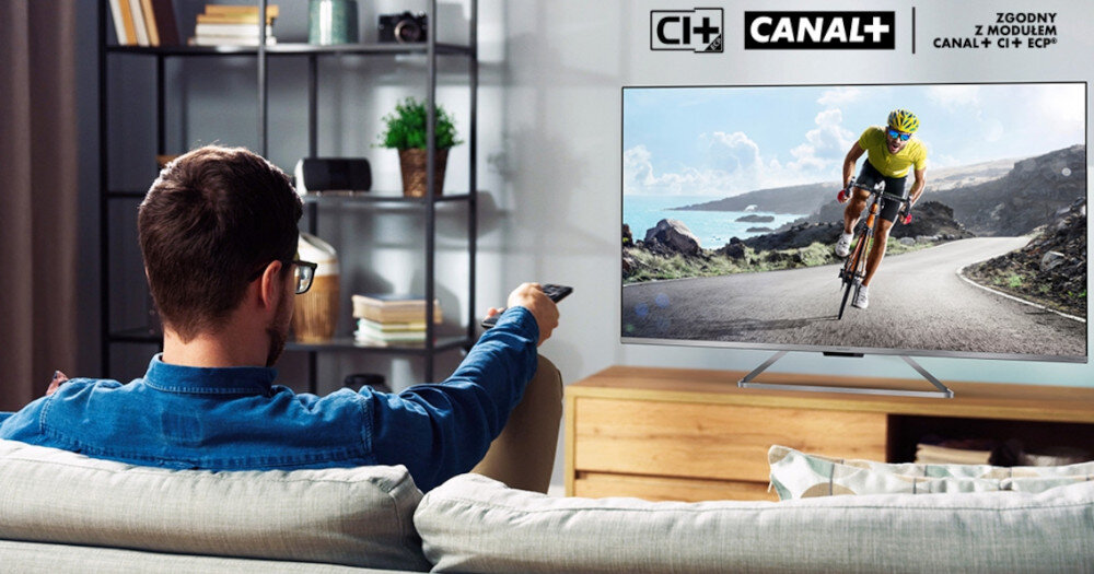 Telewizor SHARP 55GP7765E - Wsparcie Canal+