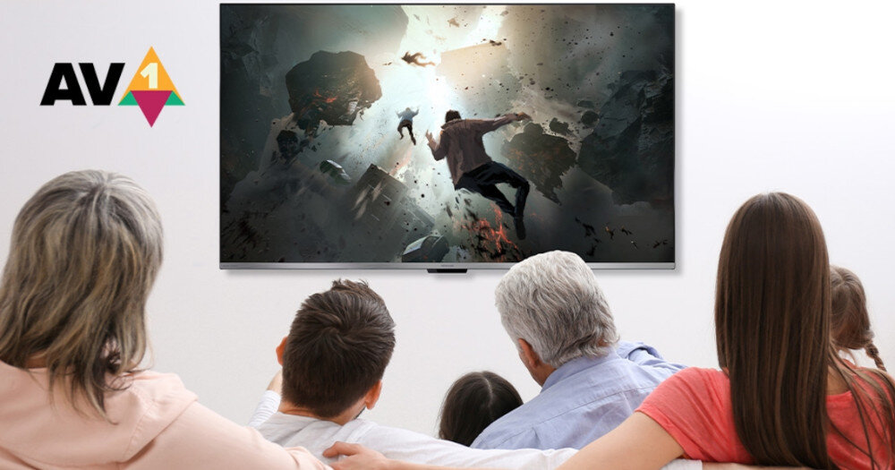 Telewizor SHARP 55GP7765E - Wydajny kodek wideo AV1