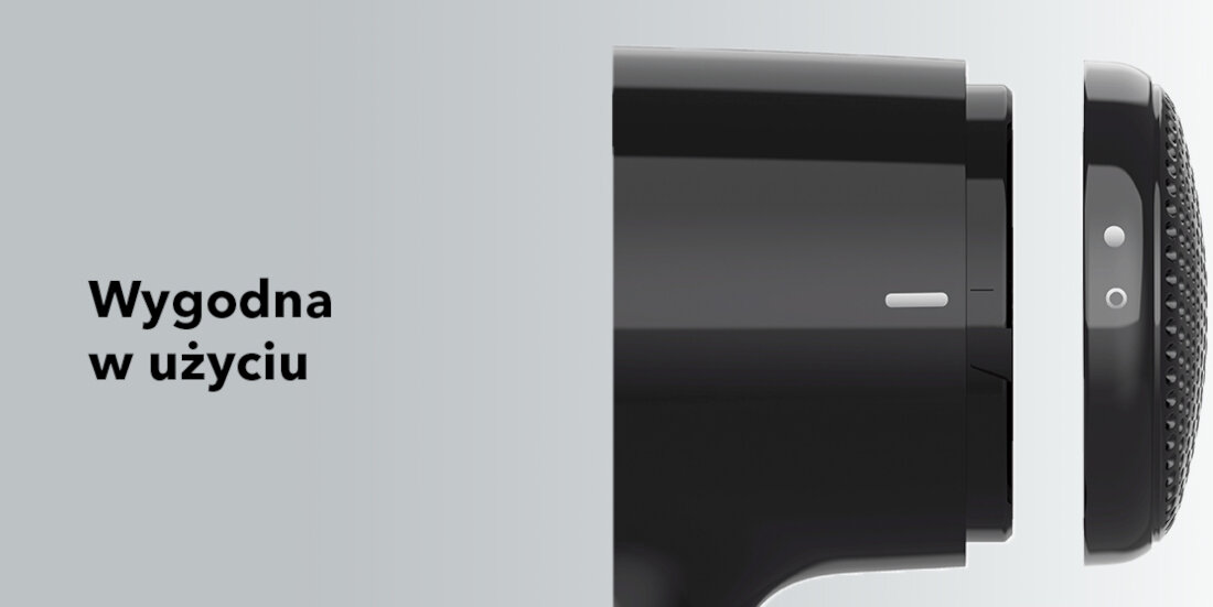 Suszarka BRAUN HD150E 1800W Wygodna w użyciu Prosty w obsłudze przełącznik suwakowy Wyjmowany tylny filtr swoboda przewód długość