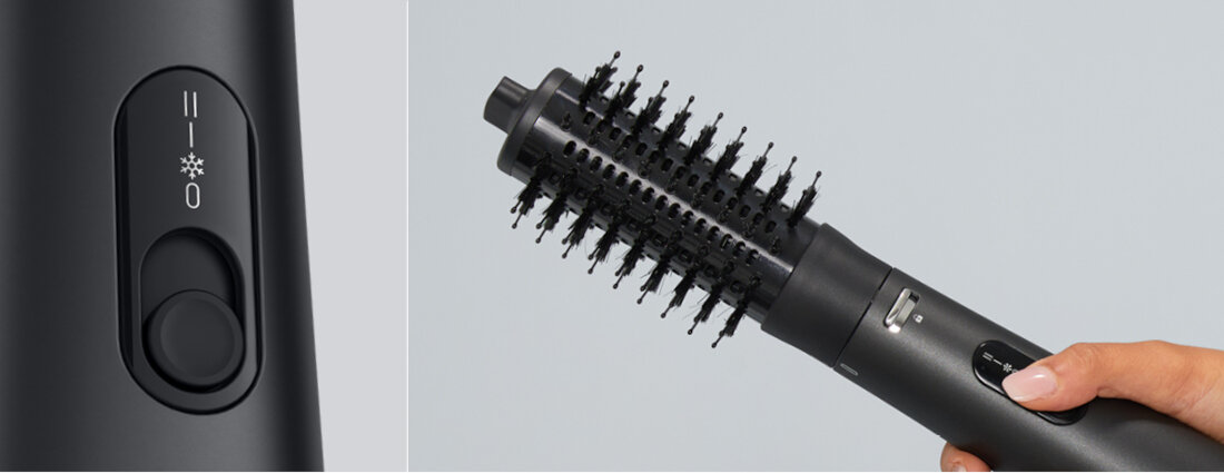 Suszarko-lokówka BRAUN AS420E Łatwe i olśniewające stylizacje swobodne manewrowanie suszenie modelowanie włosów Trzy ustawienia temperatury oraz prędkości kontrola efekt