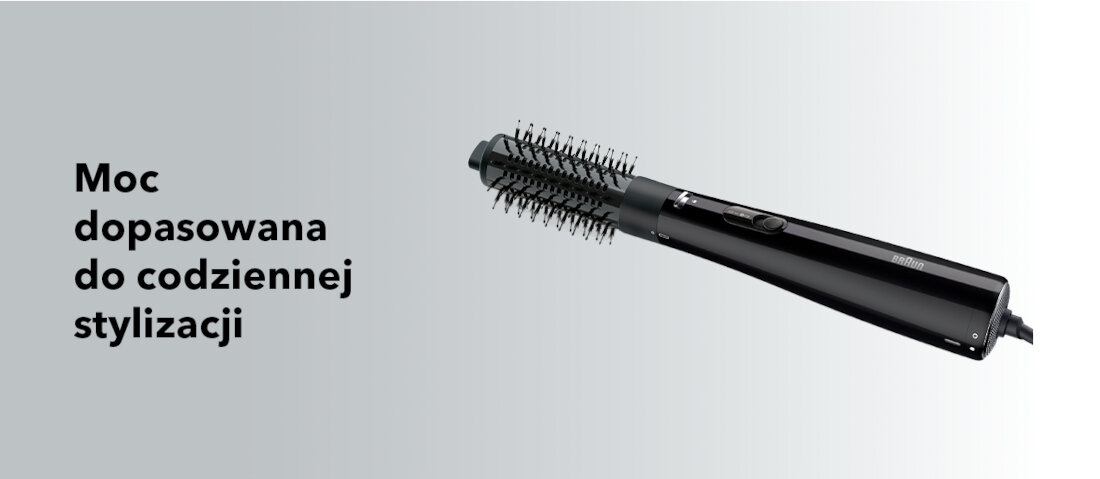 Suszarko-lokówka BRAUN AS220E Dopasowana moc łagodne suszenie ochrona włosów lekka stylizacja codzienna pielęgnacja 