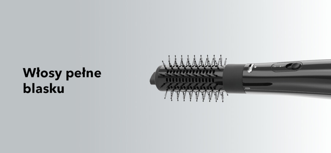 Suszarko-lokówka BRAUN AS220E Włosy pełne blasku Technologia IONTEC eliminuje elektryzowanie i puszenie się włosów wygładzanie miękkość połysk
