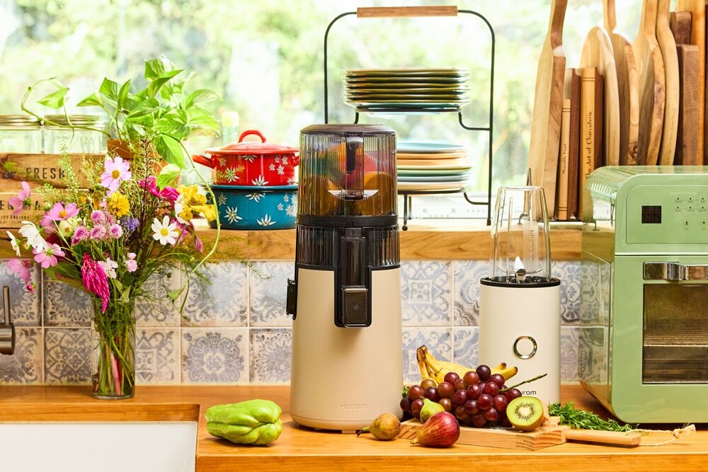 Wyciskarka wolnoobrotowa HUROM H70 FT Easy Biały wsparcie odporności, więcej energii, szybkie przygotowanie soków