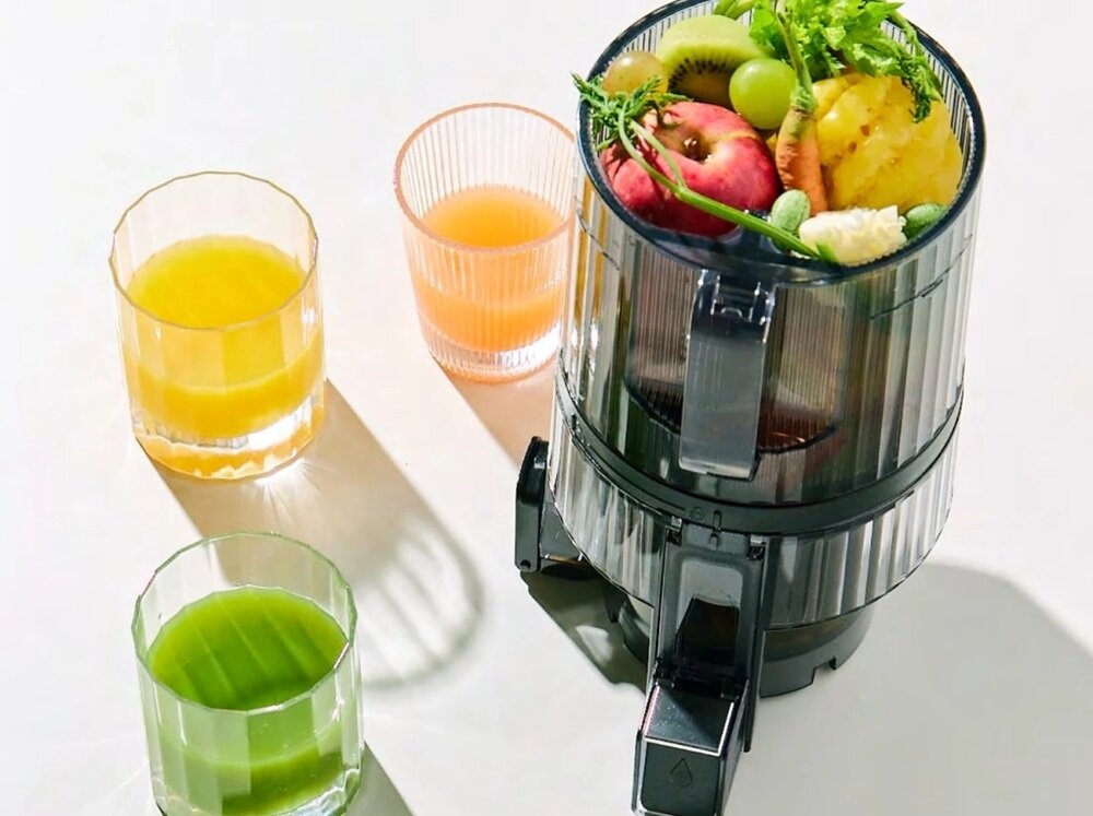 Wyciskarka wolnoobrotowa HUROM H70 ST Pure Grafitowy wysoka wydajność, mniej odpadów, oszczędność pieniędzy, ekologia