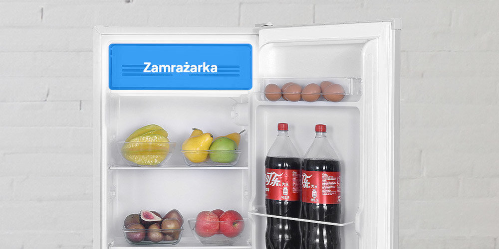 LODÓWKA LIN LI-BC90 BIAŁA Mała zamrażarka niewielka lody mrożonki Kompaktowa 10 litrów