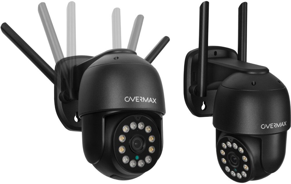Kamera OVERMAX Camspot 4.95 Czarny przeznaczenie łączność Wi-Fi obudowa odporność