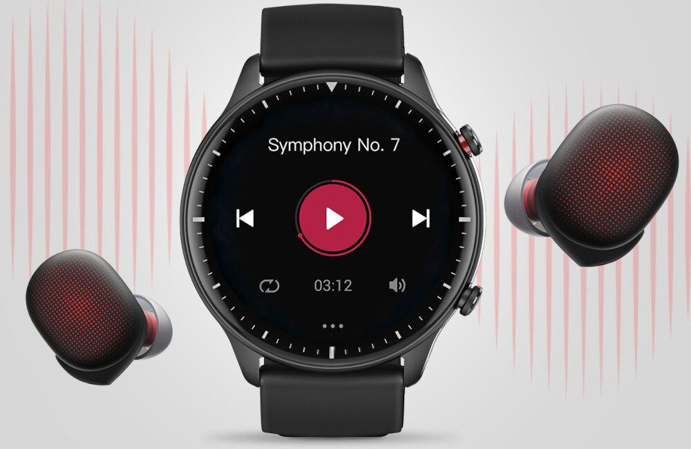 Smartwath AMAZFIT GTR 2 SPORT pulsometr, Bluetooth Android iOS