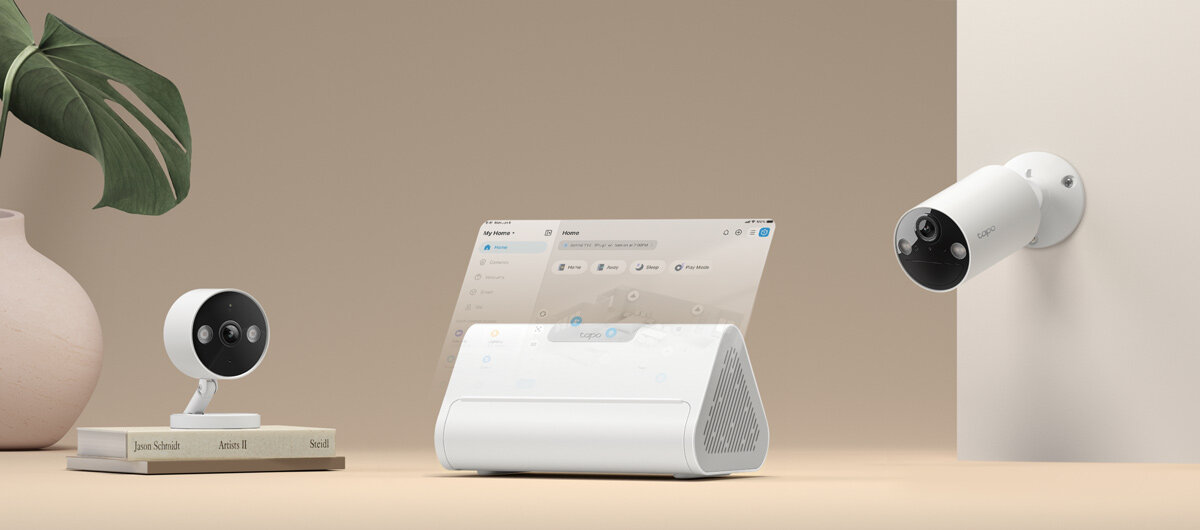 Centrala domowa TP-LINK Smart Tapo H500, Centrum, kontrola, system, monitoring, Różne moduły smart home połączone z panelem.