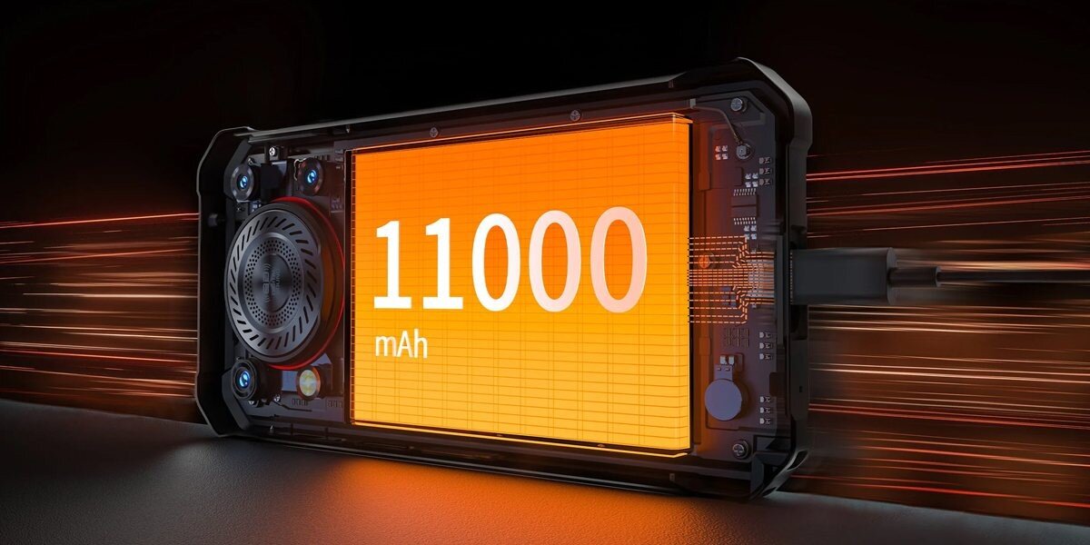 Smartfon OUKITEL WP53 Pro bateria 11000 mAh szybkie ładowanie