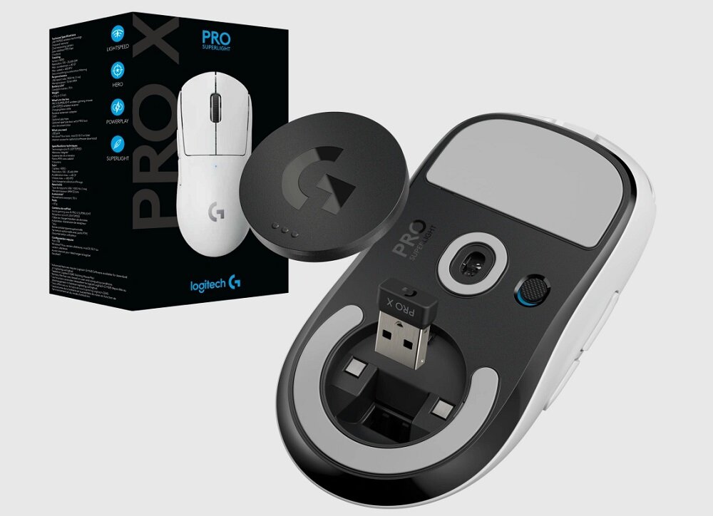 Mysz LOGITECH G Pro X Superlight - superlekka mysz waży niespełna 63g wydajność komfort