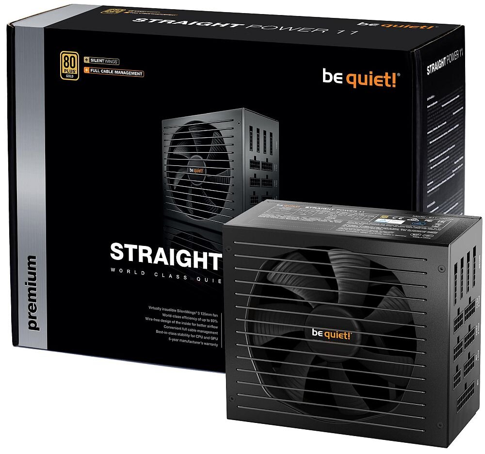 Zasilacz BE QUIET! Straight Power 11 850W - Świadectwo