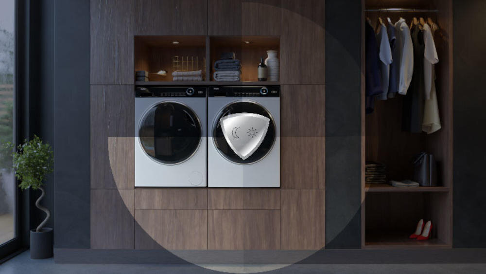 HAIER HD90-A3Q979U1-S suszarka programowanie suszenie pranie