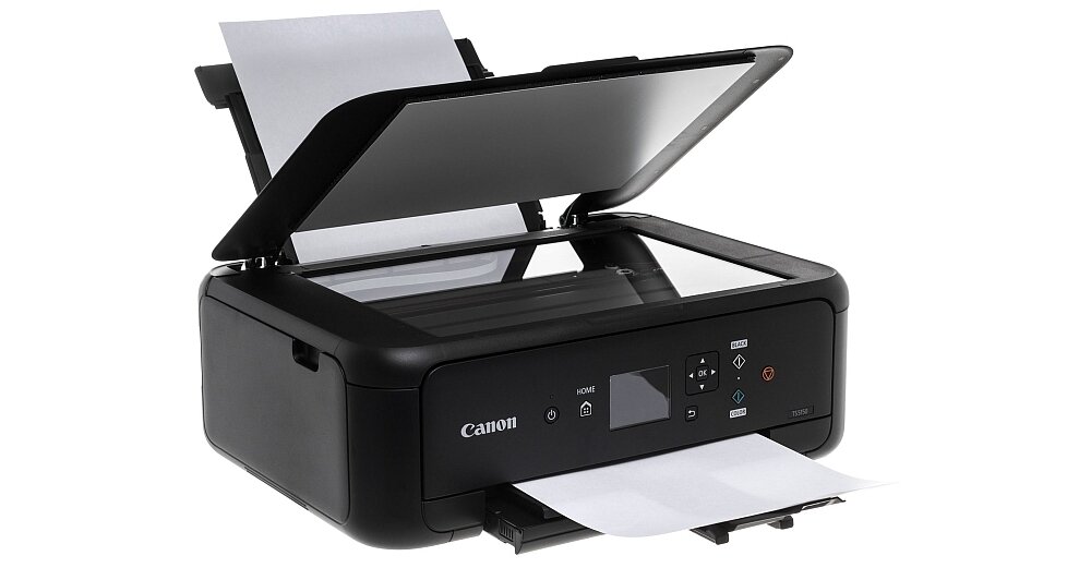 Urządzenie CANON Pixma TS5150 skanowanie drukowanie tusz wymiana obsługa kasety zdjęcia