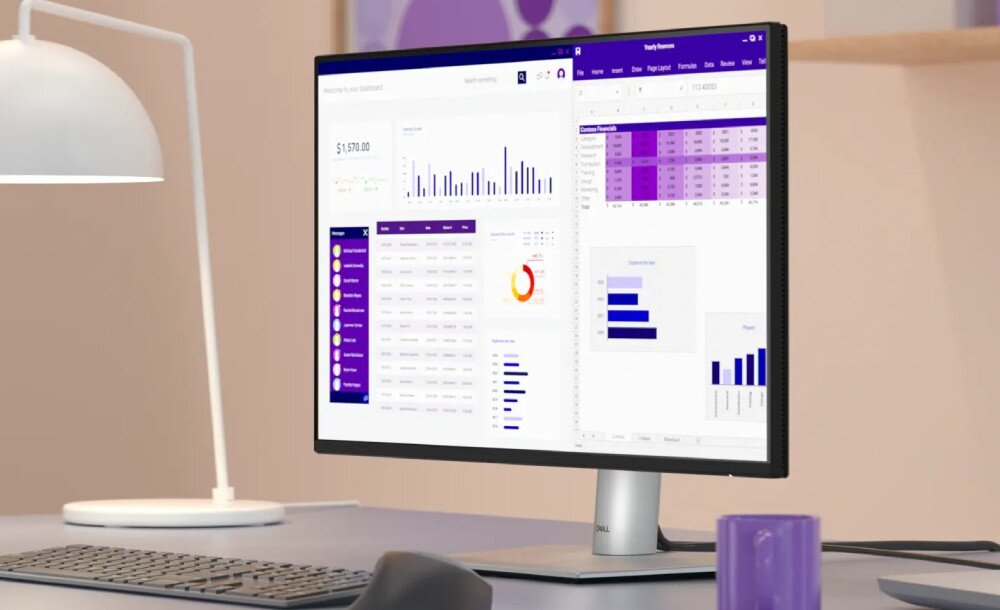 Monitor DELL P2425H 23.8 1920x1080px IPS 100Hz niebieskie światło migotanie odświeżanie