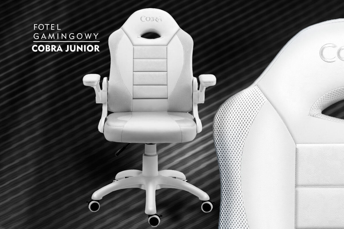 Fotel COBRA Junior Pro CRF-2307 Biały