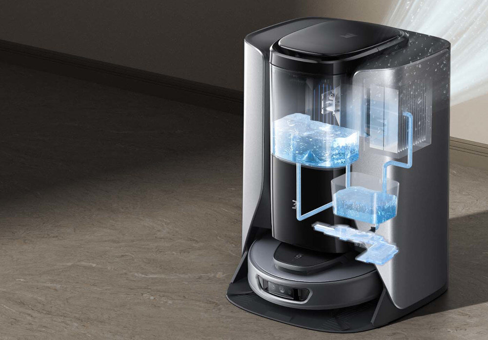 Robot sprzątający 3I S10 Ultra Woda zawsze pod kontrolą WaterRecycle proste, szybkie i higieniczne
