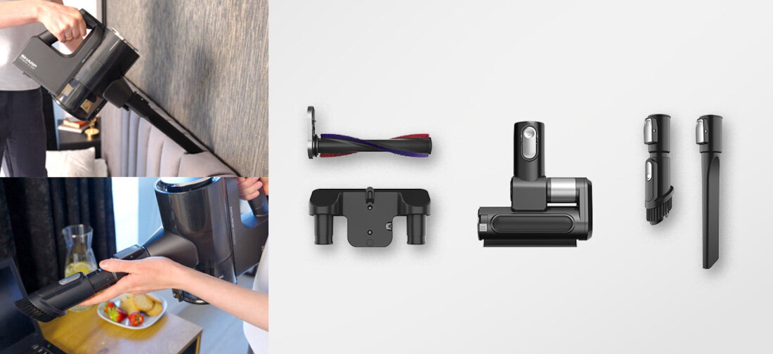 Odkurzacz SHARP SA-VP4261BS zestaw akcesoria komplet wyposazenie